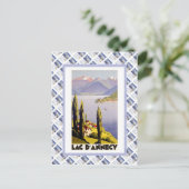 ヴィンテージ旅行ポスター、Lac d'Annecy ポストカード