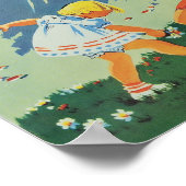 ヴィンテージ旅行ポスター – ZWEISIMMEN ポスター (角)