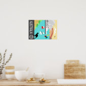 ヴィンテージ旅行ポスターAustralia ポスター (キッチン)