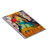 ヴィンテージ旅行ポスターseville ノートブック (右側)