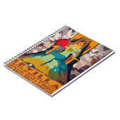 ヴィンテージ旅行ポスターseville ノートブック (左側)