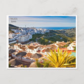 ヴィンテージ旅行マラガスペインアルカサバシティポストカー ポストカード (正面)