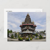 ヴィンテージ旅行メダンインドネシアスマトラ休暇 ポストカード (正面/裏面)