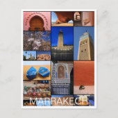 ヴィンテージ旅行モロッコマロックツーリズムMarrakech ポストカード (正面)