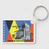 ヴィンテージ旅行ヨーロッパ、ワルシャワ(ワルシャワ)、ポーランド キーホルダー (正面)