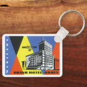 ヴィンテージ旅行ヨーロッパ、ワルシャワ(ワルシャワ)、ポーランド キーホルダー (正面)