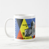 ヴィンテージ旅行ヨーロッパ、ワルシャワ(ワルシャワ)、ポーランド コーヒーマグカップ (左)