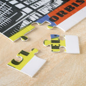 ヴィンテージ旅行ヨーロッパ、ワルシャワ（ワルシャワ）、ポーランド ジグソーパズル (側面)