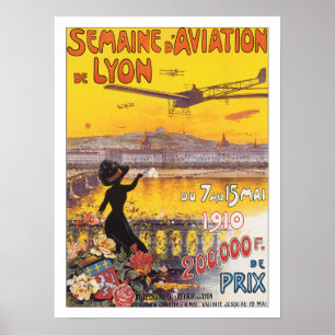 ヴィンテージ旅行ライオンフランス ポスター