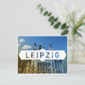 ヴィンテージ旅行ライプツィヒGermany Old of the過去 ポストカード (スタンド正面)