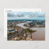 ヴィンテージ旅行ラゴスナイジェリアのレトロ ポストカード (正面/裏面)