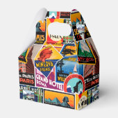 ヴィンテージ旅行ラベル フェイバーボックス (裏面サイド)