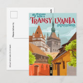 ヴィンテージ旅行ルーマニアconstanta Transylavania ポストカード (正面/裏面)