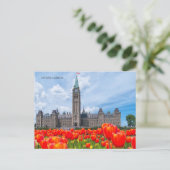 ヴィンテージ旅行レトロな水の色オタワカナダ ポストカード (スタンド正面)