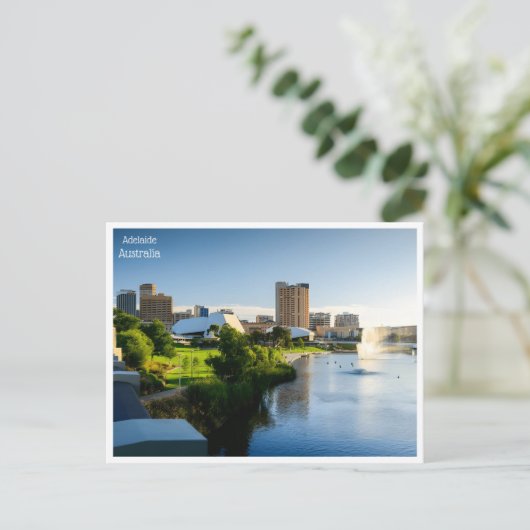 ヴィンテージ旅行レトロアデレードオーストラリアオーストラリア ポストカード (スタンド正面)