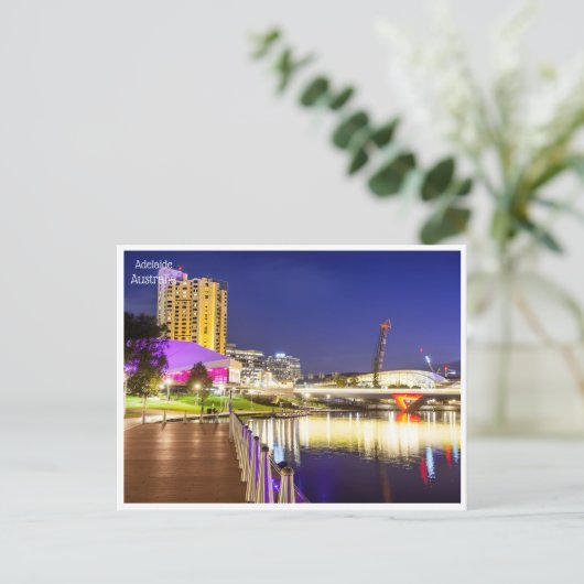 ヴィンテージ旅行レトロアデレードオーストラリアオーストラリア ポストカード (スタンド正面)
