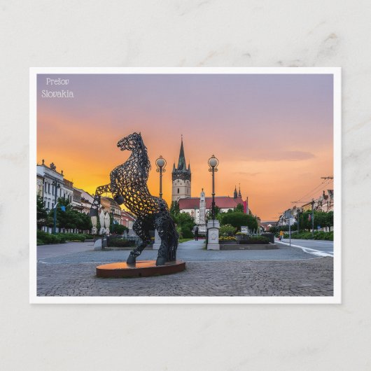 ヴィンテージ旅行レトロプレショフスロバキアSlovaquie ポストカード (正面)