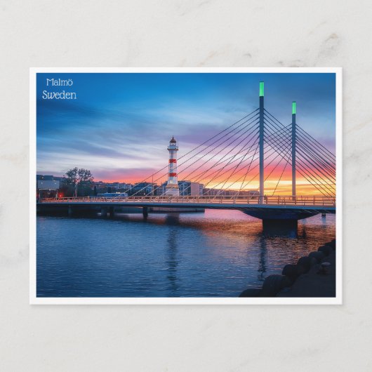 ヴィンテージ旅行レトロマルメスウェーデンスエードツーリズム ポストカード (正面)
