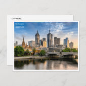 ヴィンテージ旅行レトロメルボルンオーストラリアオーストラリア ポストカード (正面/裏面)