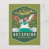 ヴィンテージ旅行レトロ春USA国立公園 ポストカード (正面)