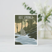 ヴィンテージ旅行レトロ春USA国立公園 ポストカード (スタンド正面)