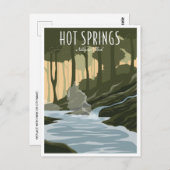 ヴィンテージ旅行レトロ春USA国立公園 ポストカード (正面/裏面)