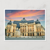 ヴィンテージ旅行レトロbucharestルーマニアRoumanie ポストカード (正面)