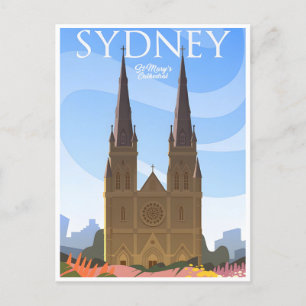 ヴィンテージ旅行レトロSydney Australiaオーストラリア ポストカード