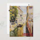 ヴィンテージ旅行ヴェネツィア，イタリア –  ポストカード (正面/裏面)