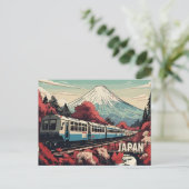 ヴィンテージ旅行京都日本寺写真 ポストカード (スタンド正面)