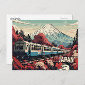 ヴィンテージ旅行京都日本寺写真 ポストカード (正面/裏面)