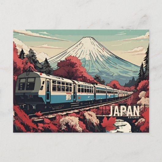 ヴィンテージ旅行京都日本寺写真 ポストカード (正面)