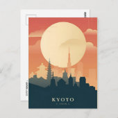 ヴィンテージ旅行京都日本寺写真 ポストカード (正面/裏面)