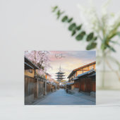 ヴィンテージ旅行京都日本寺写真 ポストカード (スタンド正面)