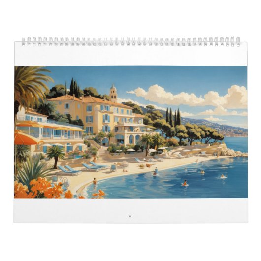 ヴィンテージ旅行冒険 カレンダー (カバー)