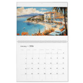 ヴィンテージ旅行冒険 カレンダー (1月 2026)