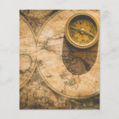 ヴィンテージ旅行古いコンパスデザイン (正面)