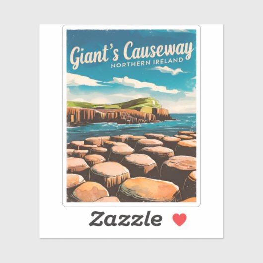 ヴィンテージ旅行大手のコーズウェイ北アイルランド シール (シート)