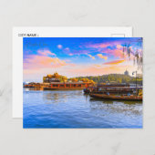 ヴィンテージ旅行市杭州中国レトロ中国の ポストカード (正面/裏面)