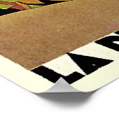 ヴィンテージ旅行広告：コルシカ島ラ・プラージュ・デ・カルヴィ ポスター (角)