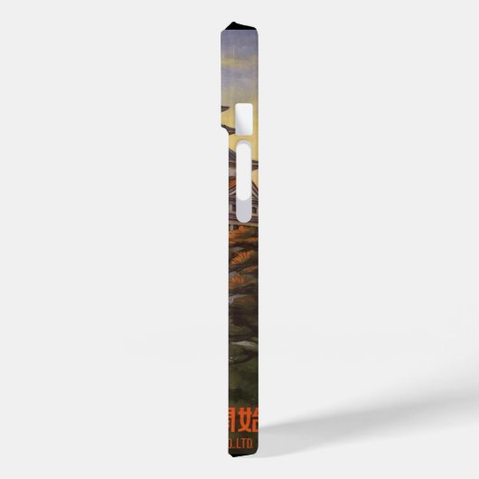 ヴィンテージ旅行日本塔日本の飛行機 Case-Mate iPhoneケース (裏面 / 左)