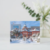 ヴィンテージ旅行札幌日本の雪のフェスティバル都市 ポストカード (スタンド正面)