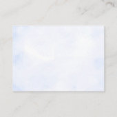 ヴィンテージ旅行機赤ちゃんシャワーおむつラッフル エンクロージャーカード (裏面)