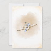 ヴィンテージ旅行機赤ちゃんシャワーパーティー 招待状 (裏面)