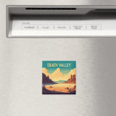 ヴィンテージ旅行死の谷国立公園 マグネット (インサイチュ (食洗機))