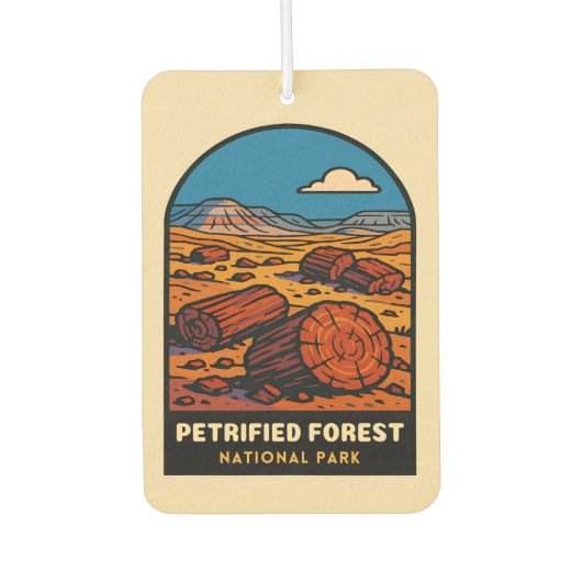 ヴィンテージ旅行石化された森林国立公園 カーエアーフレッシュナー (正面)