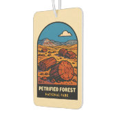 ヴィンテージ旅行石化された森林国立公園 カーエアーフレッシュナー (左)