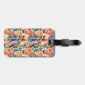 ヴィンテージ旅行荷物タグ ラゲッジタグ (裏面横)