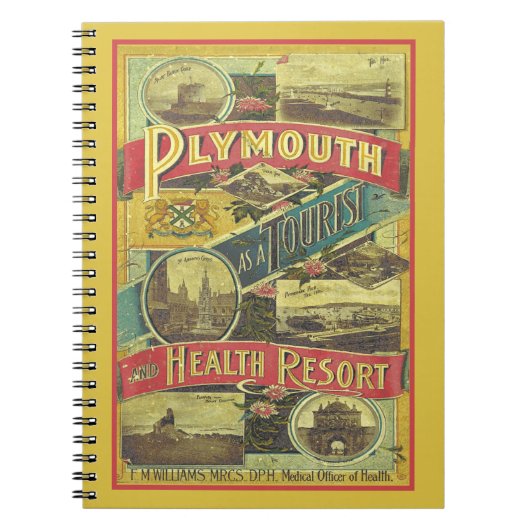 ヴィンテージ旅行観光客ガイド ノートブック (正面)