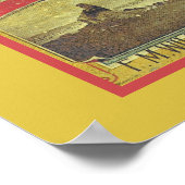 ヴィンテージ旅行観光客ガイド ポスター (角)